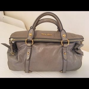 Miu Miu Vitello Lux Bow bag